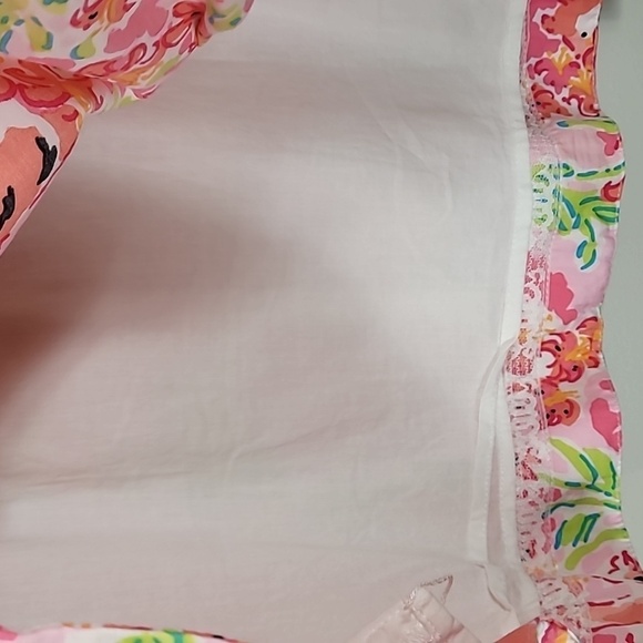 Lilly Pulitzer Ferra Call Me Kitty Cat Dress Size 4 Small Strapless Corset Mini - Picture 8 of 16